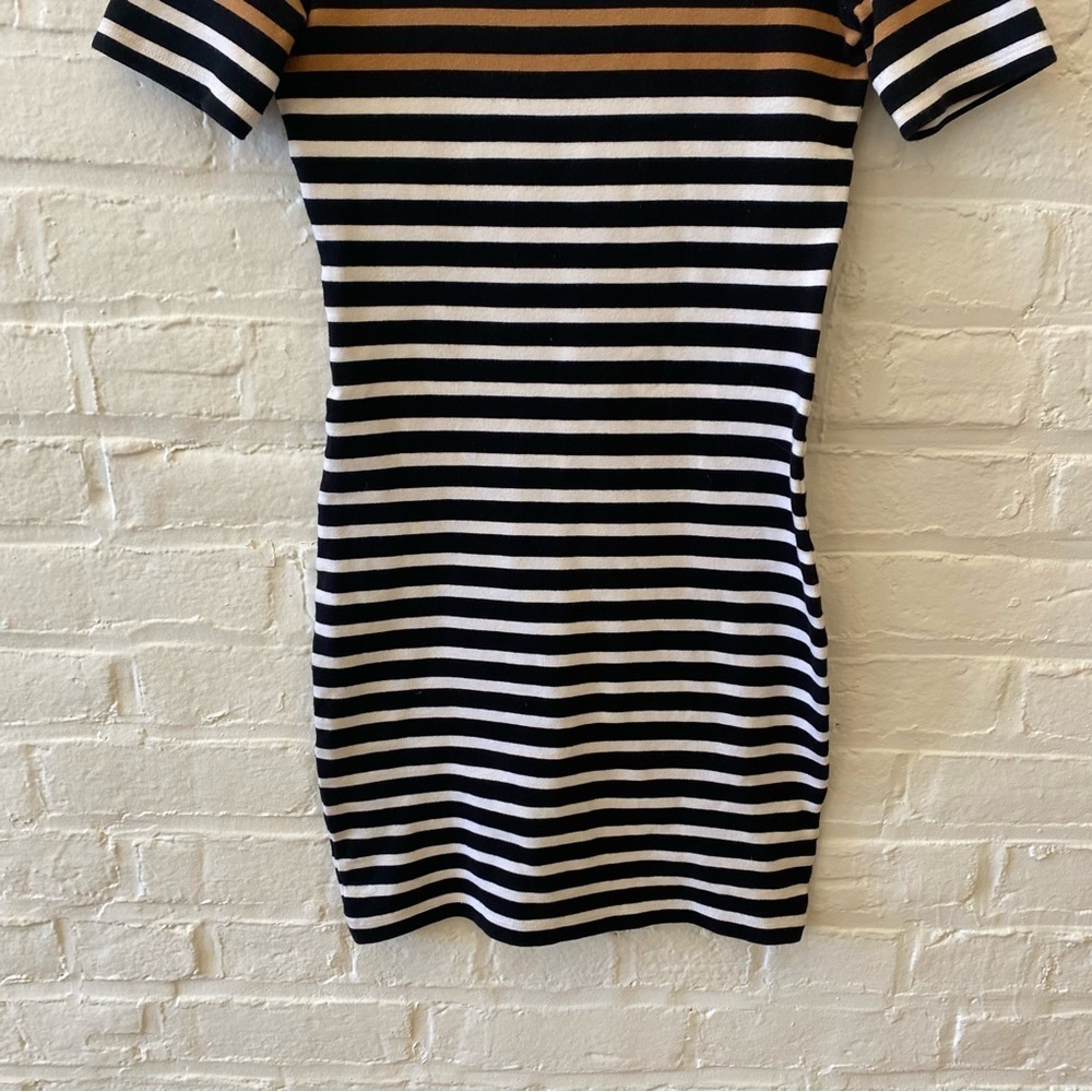 T By Alexander Wang || Engineered Stripe T-Shirt … - image 4